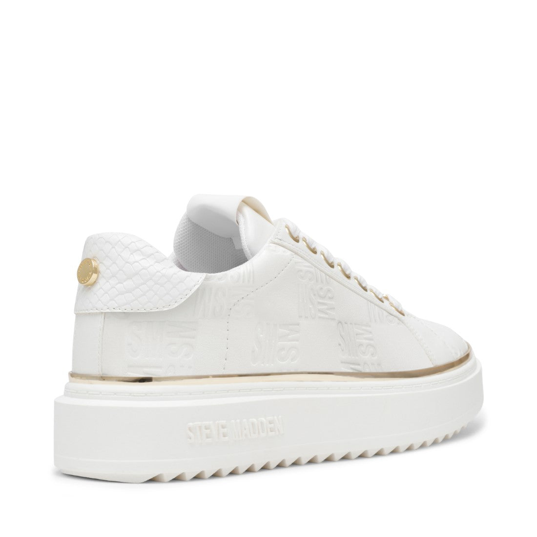 ON-STAGE WHITE/GOLD Steve Madden Australia