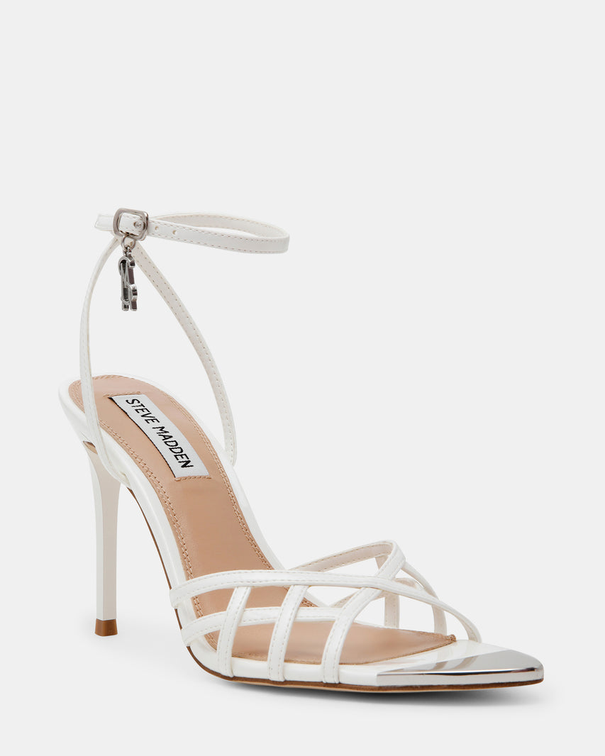 PEEPSHOW WHITE PATENT