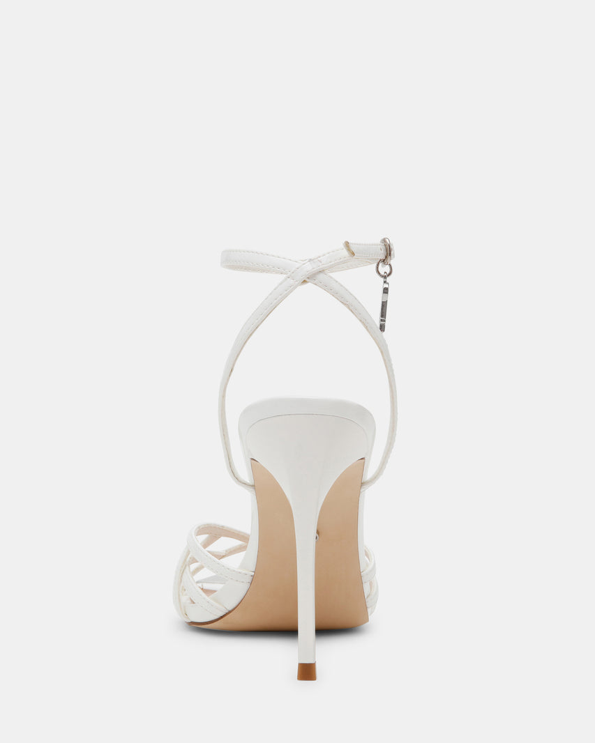 PEEPSHOW WHITE PATENT