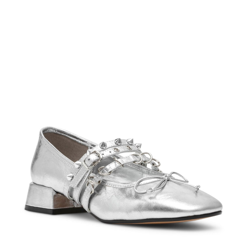 PREPPY SILVER LEATHER