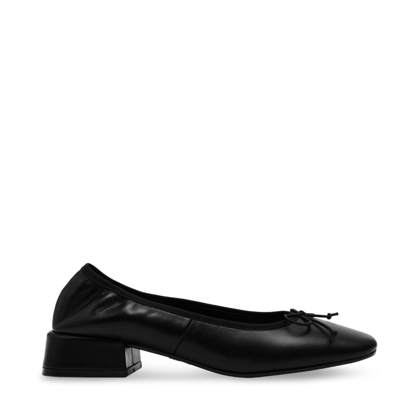PRICILLA BLACK LEATHER
