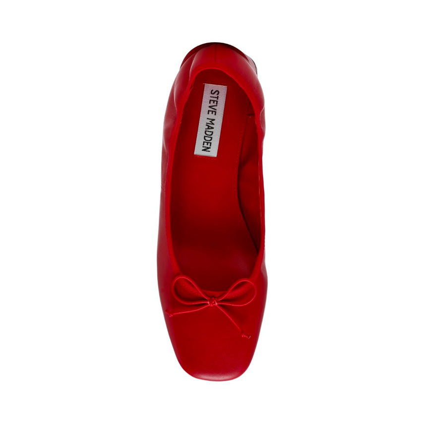 PRICILLA RED LEATHER - view 4