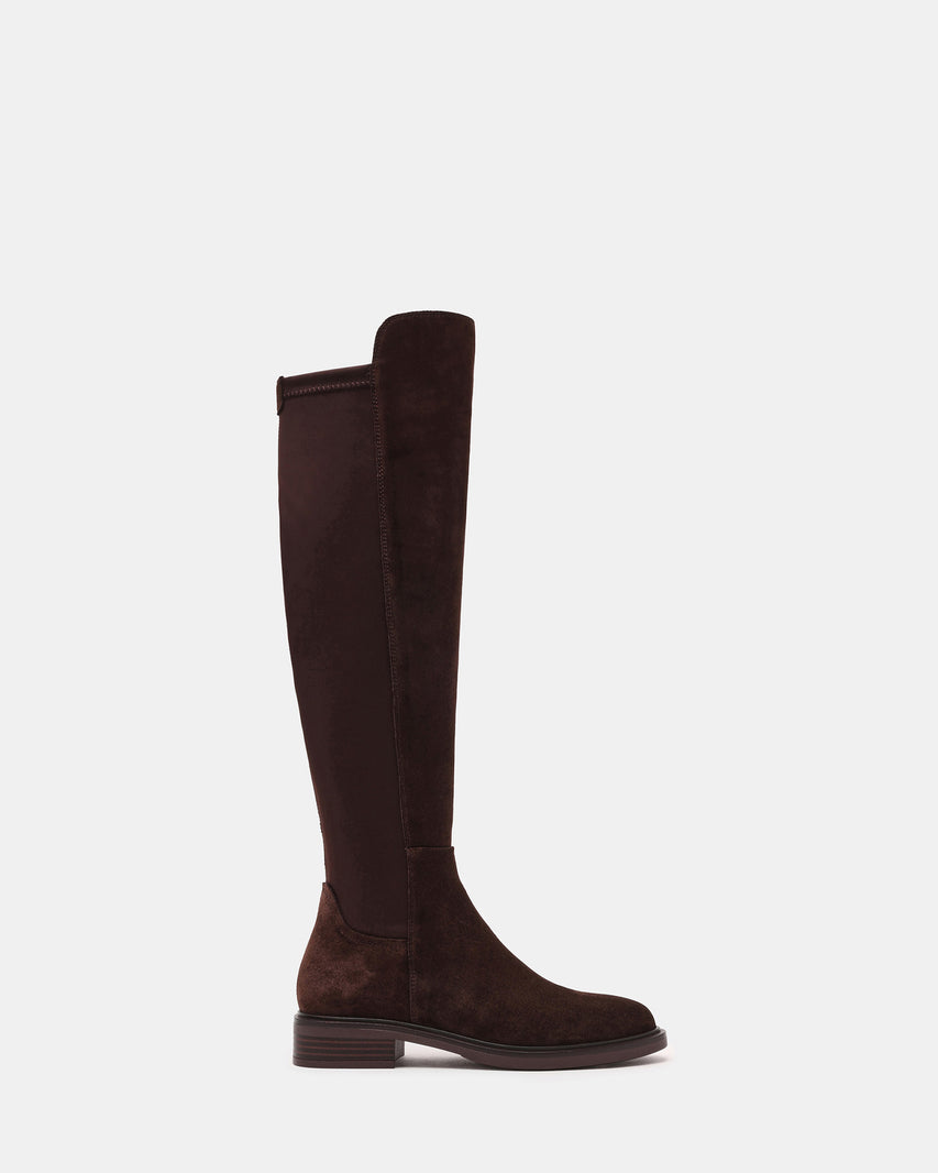 RESONATE DARK BROWN SUEDE