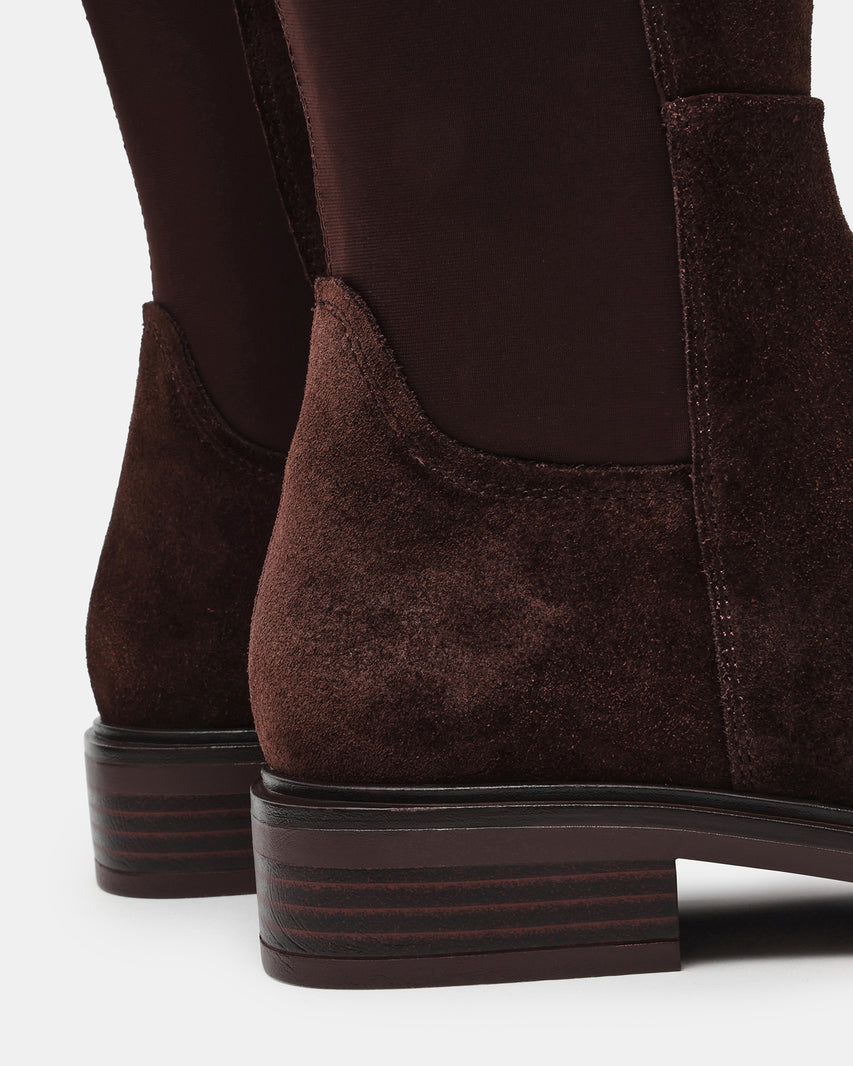RESONATE DARK BROWN SUEDE