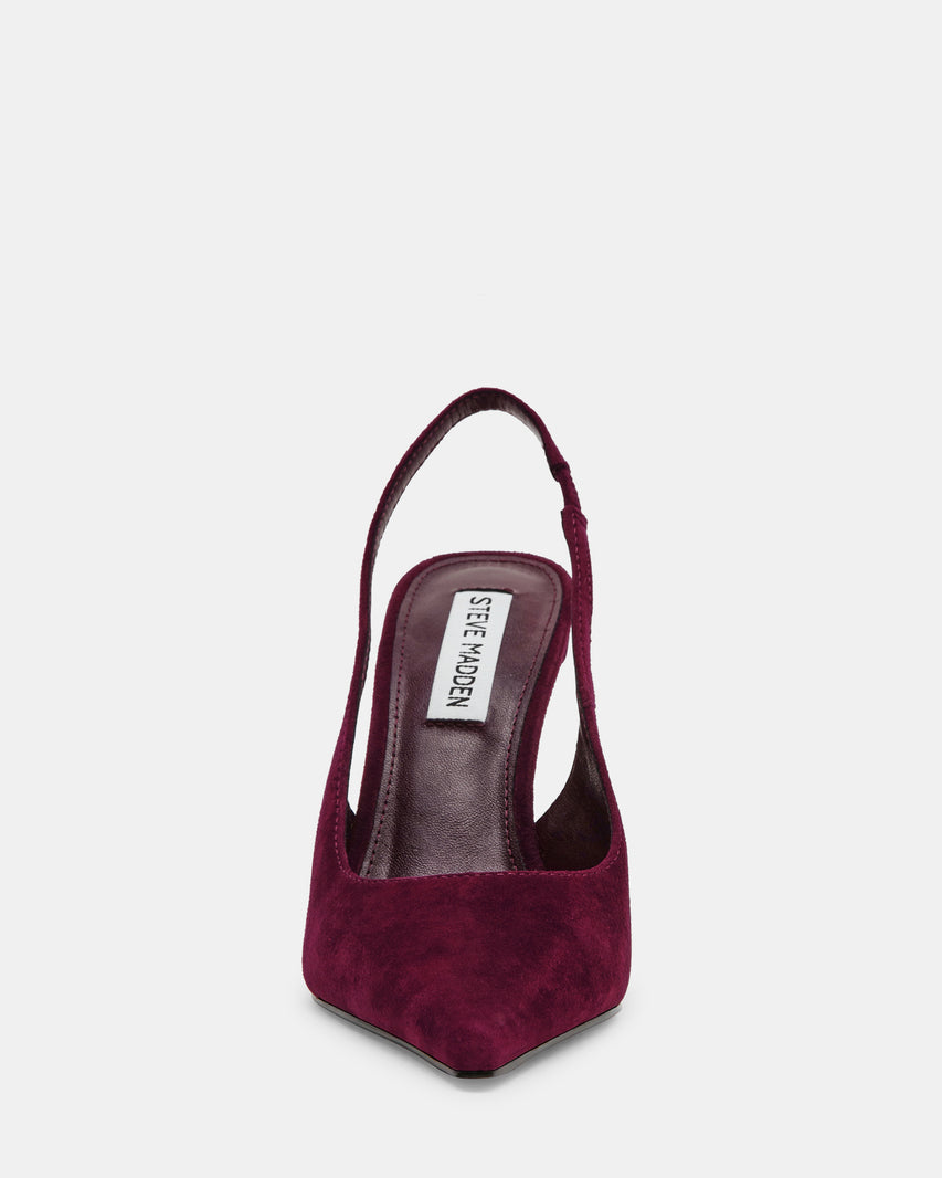 REYES BURGUNDY SUEDE