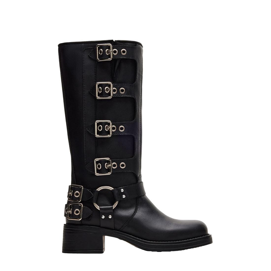 ROCKY BLACK LEATHER