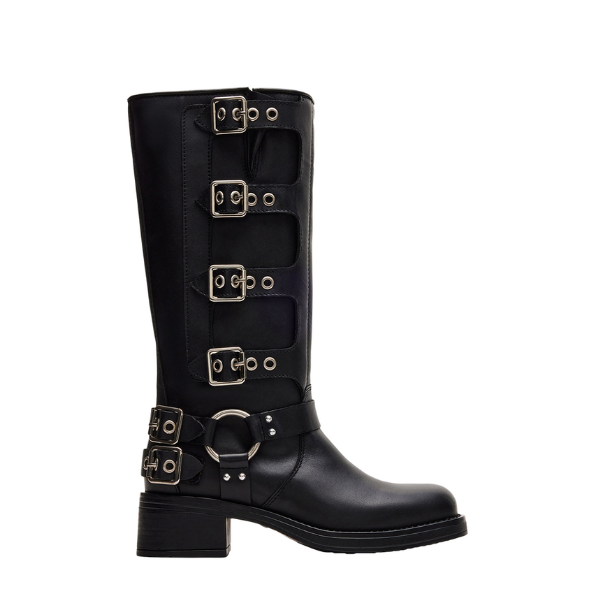 ROCKY BLACK LEATHER