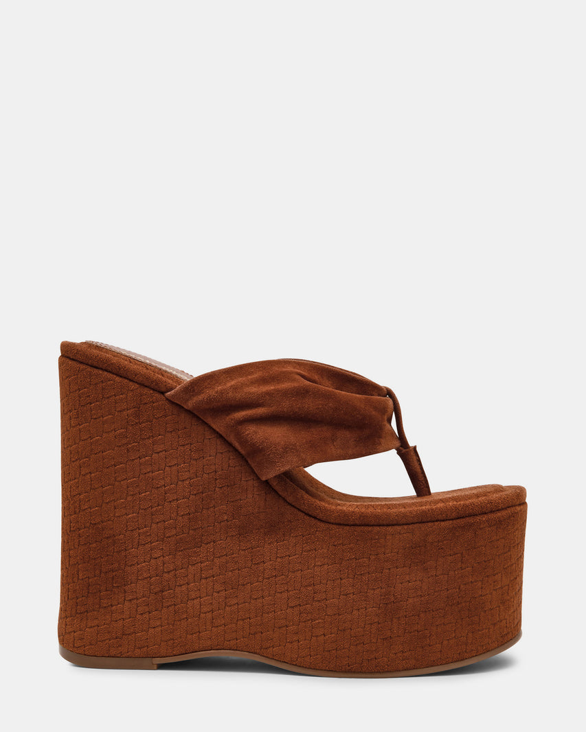 SAUCY CHESTNUT SUEDE