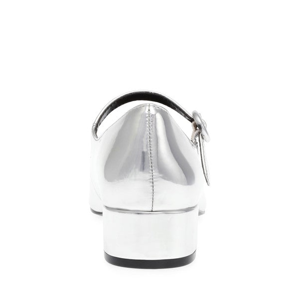 SESSILY Silver Heels by Steve Madden - back view