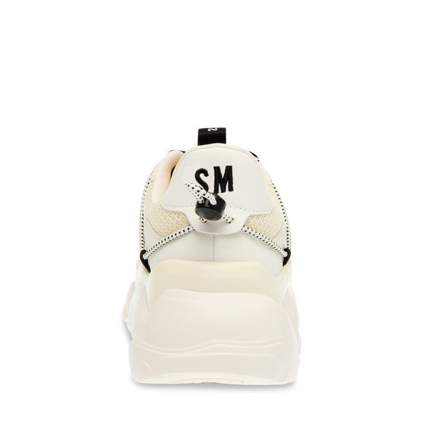 SPECTATOR Off White Beige Sneakers by Steve Madden - back view