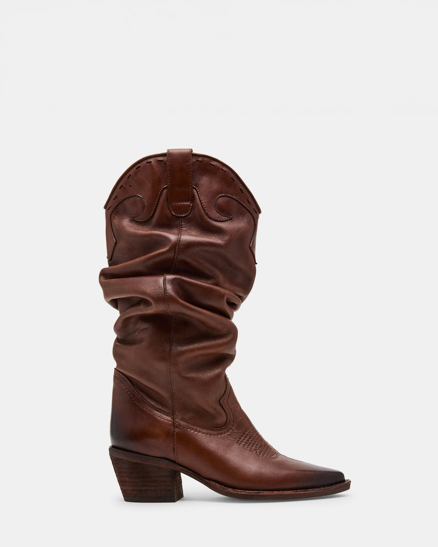 STAGE COGNAC LEATHER
