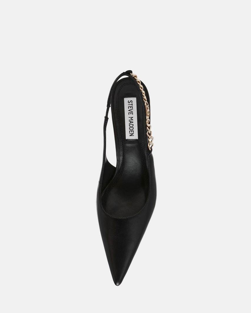 STEFIE BLACK LEATHER