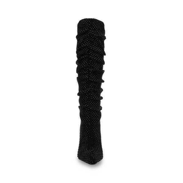 STRUTTER Black Boots by Steve Madden - front view