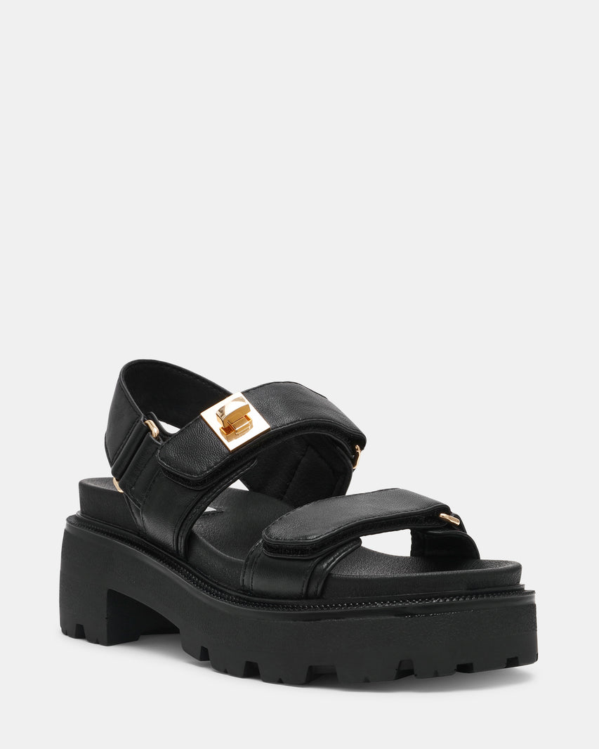 SUPERMONA BLACK LEATHER