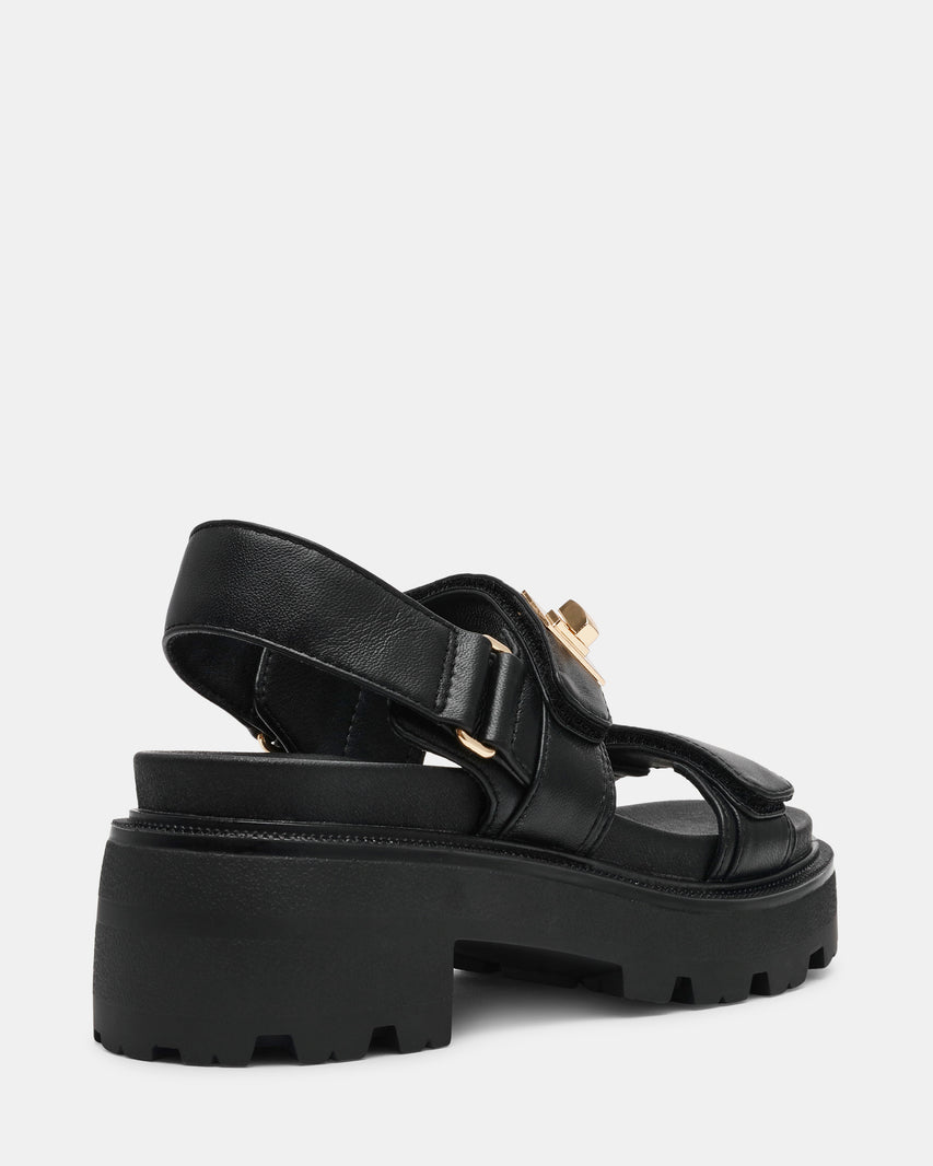 SUPERMONA BLACK LEATHER