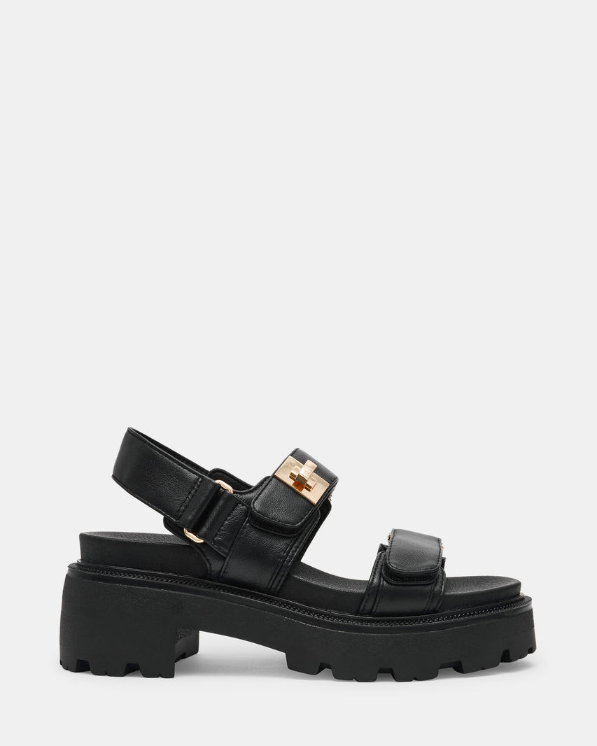 SUPERMONA BLACK LEATHER
