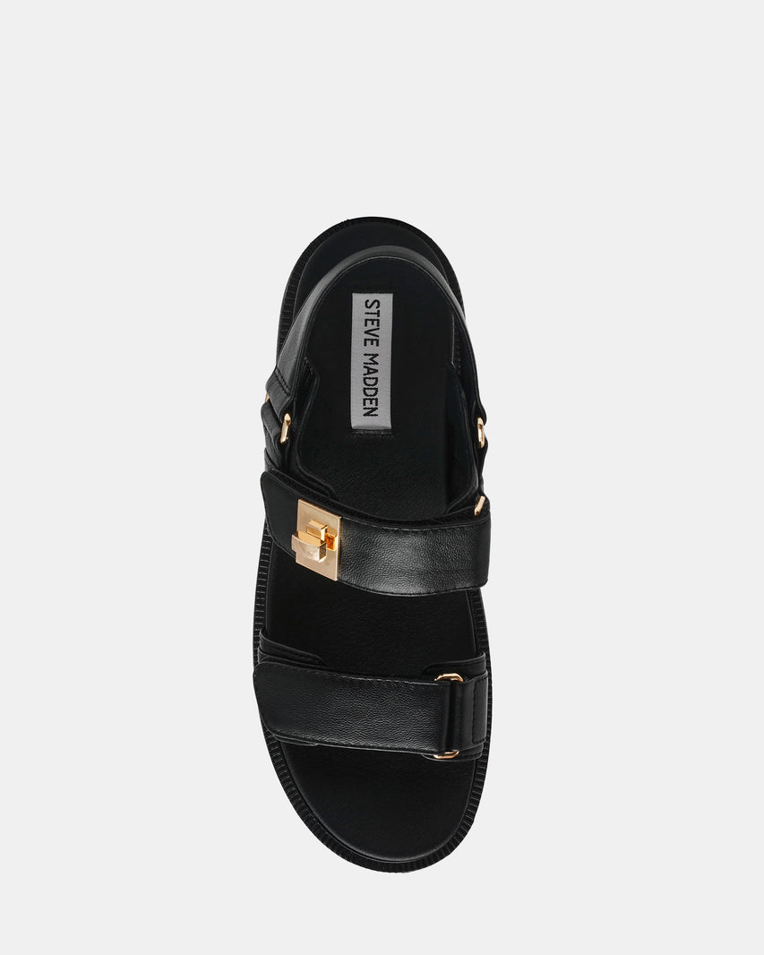 SUPERMONA BLACK LEATHER