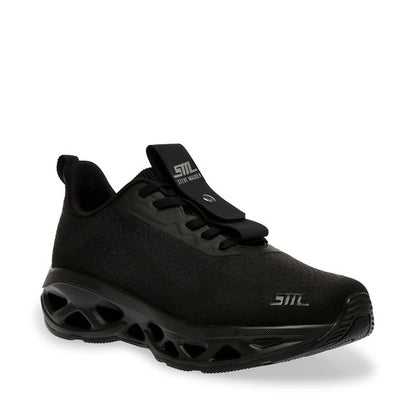 SURGE 1 Black Sneakers by Steve Madden - front side view