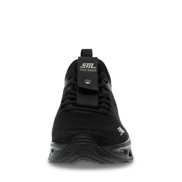 SURGE 1 Black Sneakers by Steve Madden - front view