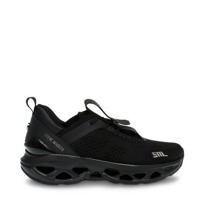 SURGE 1 Black Sneakers by Steve Madden - side view