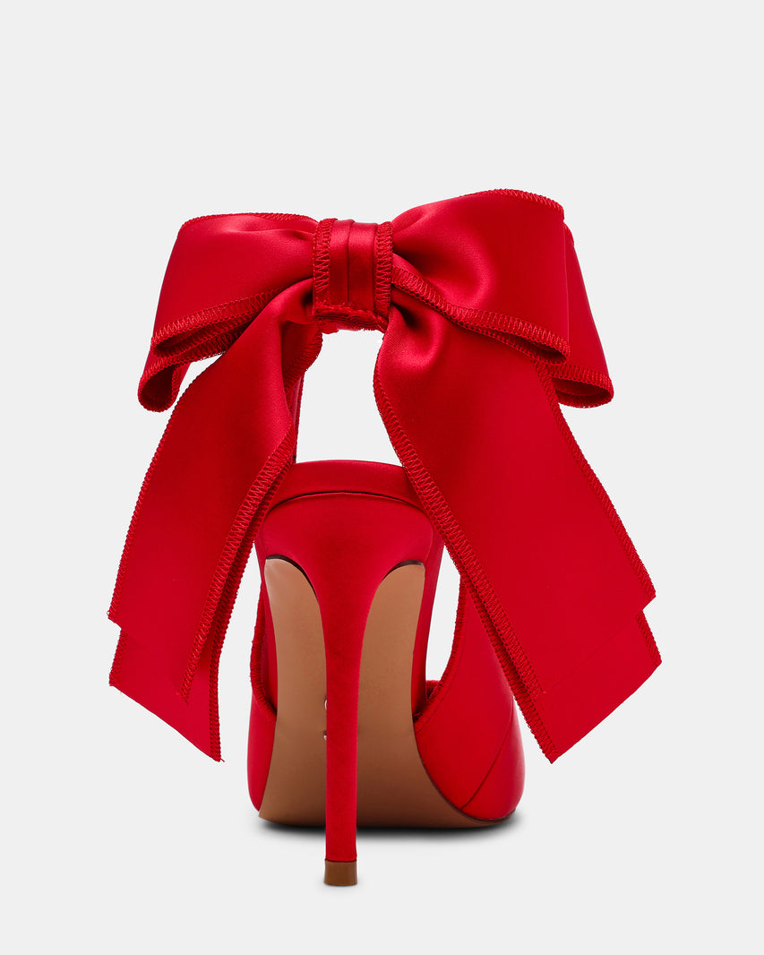 TEACUP RED SATIN