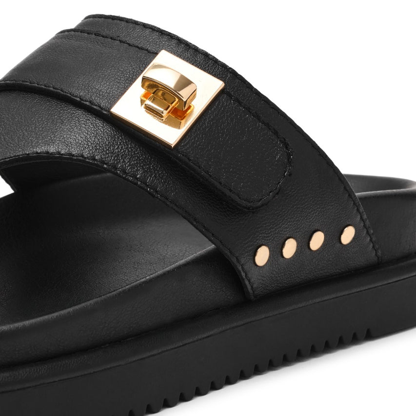 THONA BLACK LEATHER