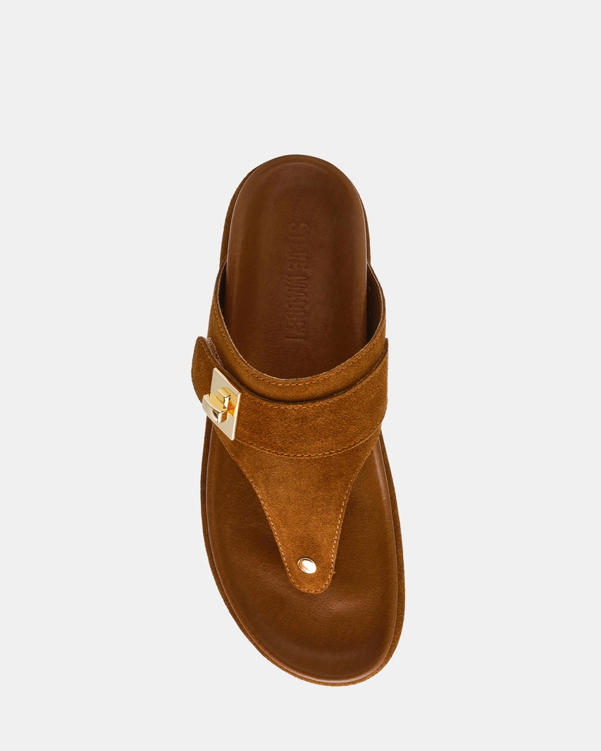 THONA CHESTNUT SUEDE