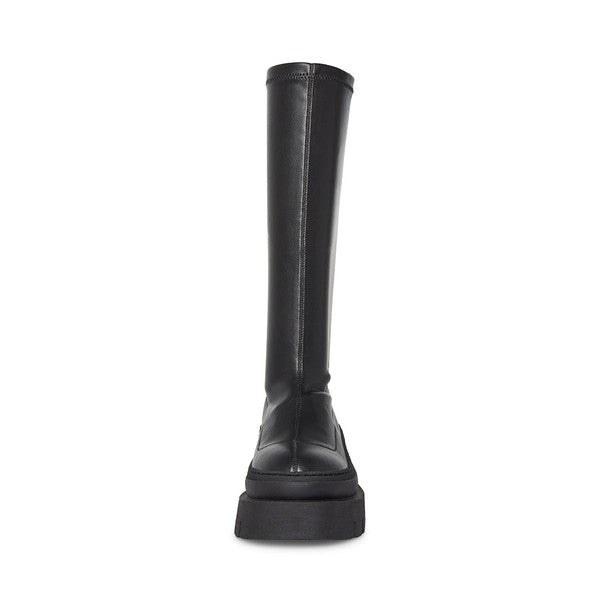 TITAN Black Boots by Steve Madden - front  view