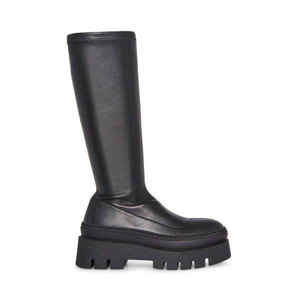TITAN Black Boots by Steve Madden - side view