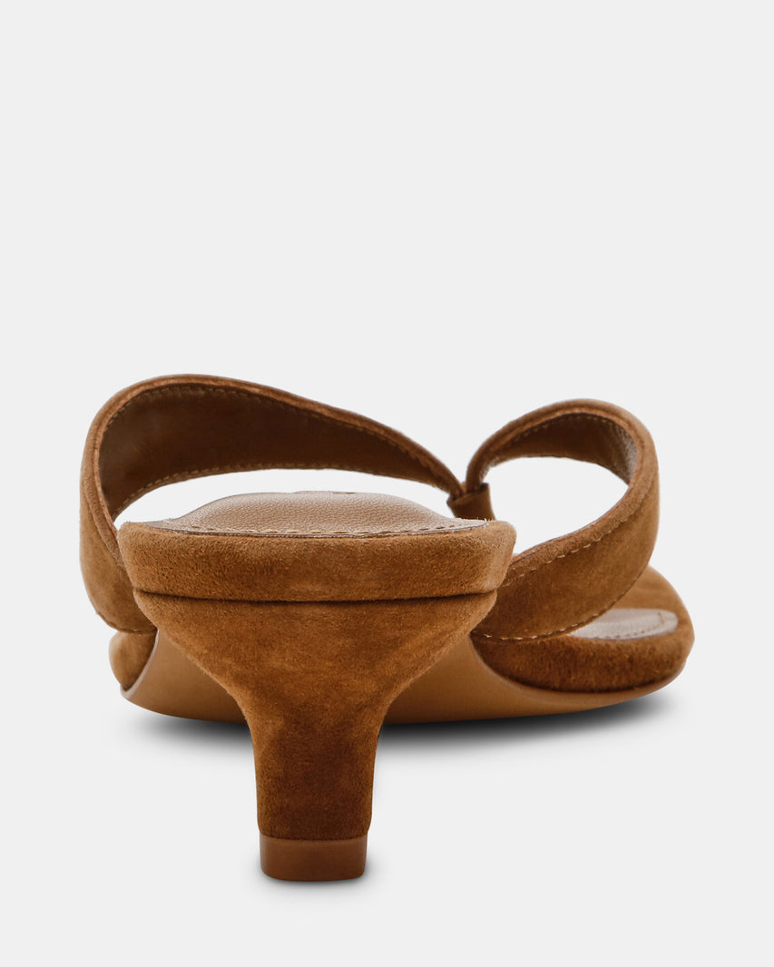 TRACIE CHESTNUT SUEDE