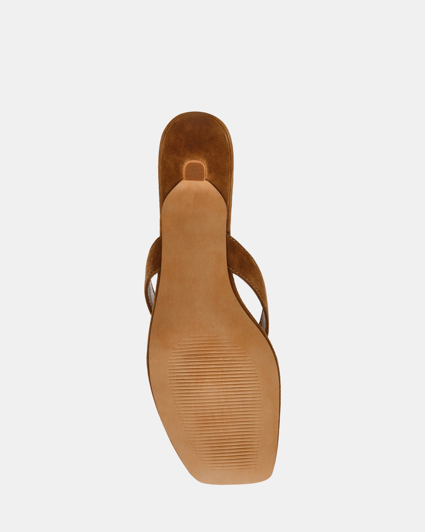 TRACIE CHESTNUT SUEDE