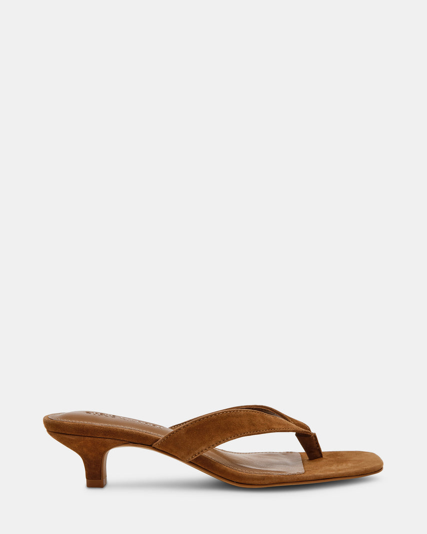 TRACIE CHESTNUT SUEDE