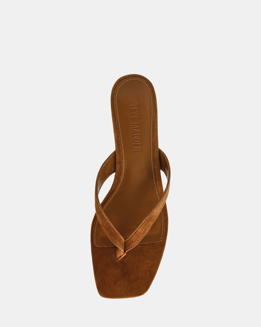 TRACIE CHESTNUT SUEDE