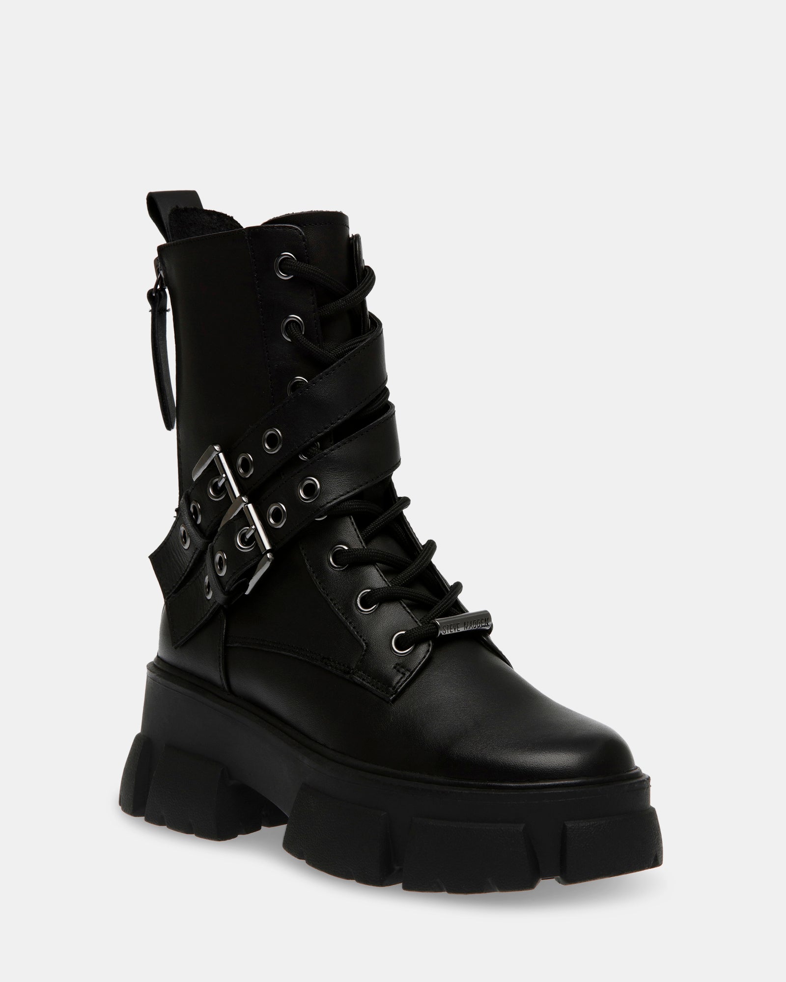 TRACTION BLACK LEATHER