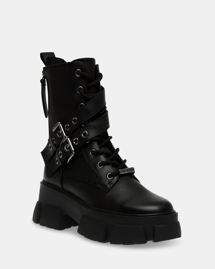 TRACTION BLACK LEATHER