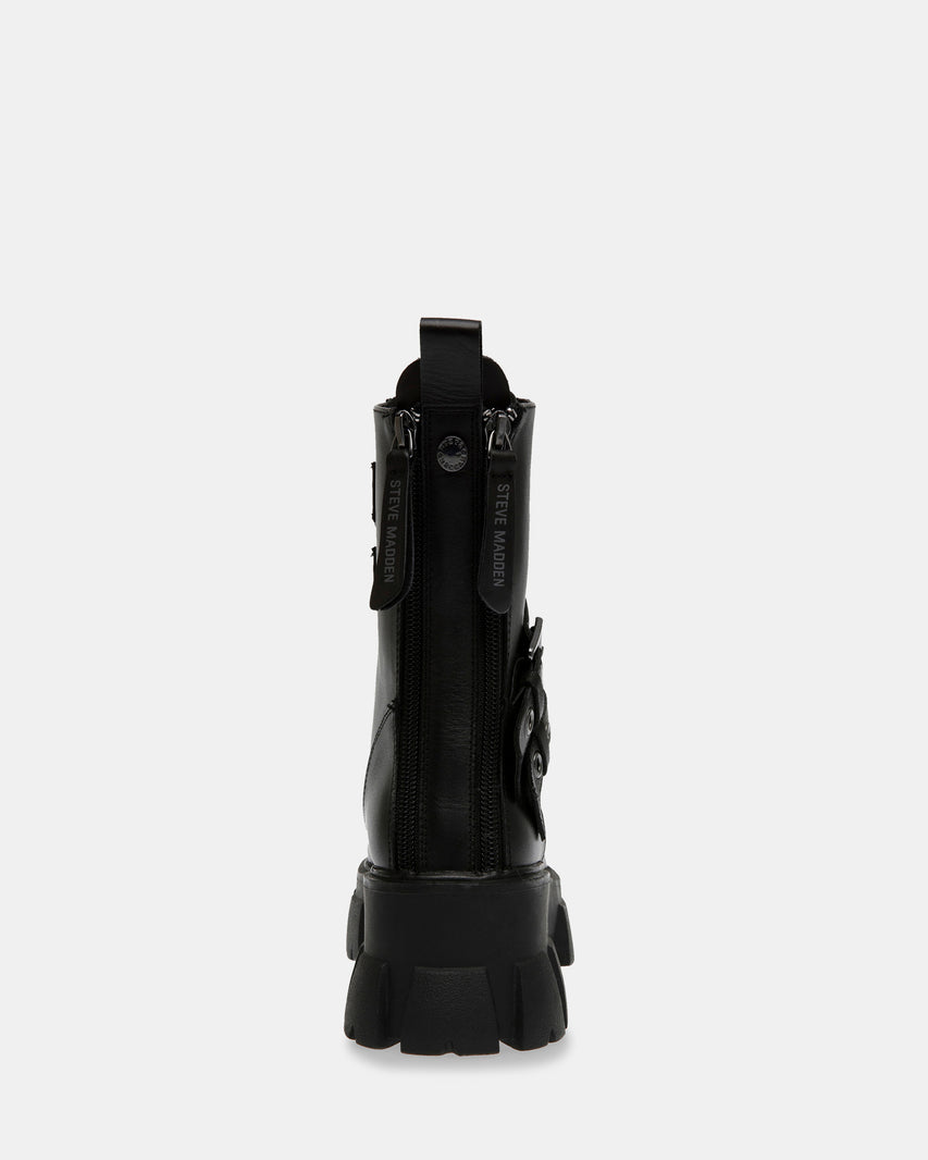 TRACTION BLACK LEATHER
