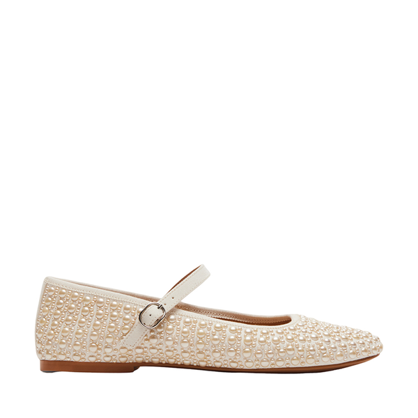 ★Steve Madden★ベスト商品★VINETTA PEARL IVORY★フラット Steve Madden Ivory Pearl - Pearl Flats - Ivory Ballet Flats
