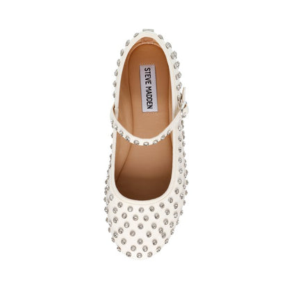 VINETTA-R Coconut Milk Flats by Steve Madden - top view