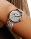 STEVE MADDEN STACKED LOGO WATCH BLUSH ALL PRODUCTS