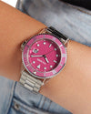 STEVE MADDEN CLEAR CASE STATEMENT WATCH PINK ALL PRODUCTS