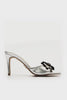 TOP-TIER Silver Heels by Steve Madden - 360 view