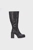 KATALINA Black Boots by Steve Madden - 360 view