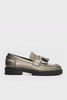 MINKA Pewter Loafers by Steve Madden - 360 view