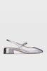 MARJORIE-E Silver Mary Janes by Steve Madden - 360 view