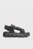 BONKERS Black Sandals by Steve Madden - 360 view