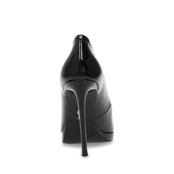KLASSY Black Patent Heels - Steve Madden Australia