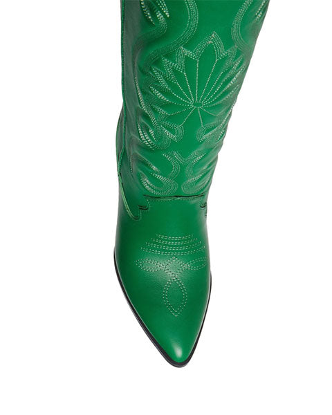 STEVE MADDEN LASSO GREEN LEATHER ONLINE EXCLUSIVE