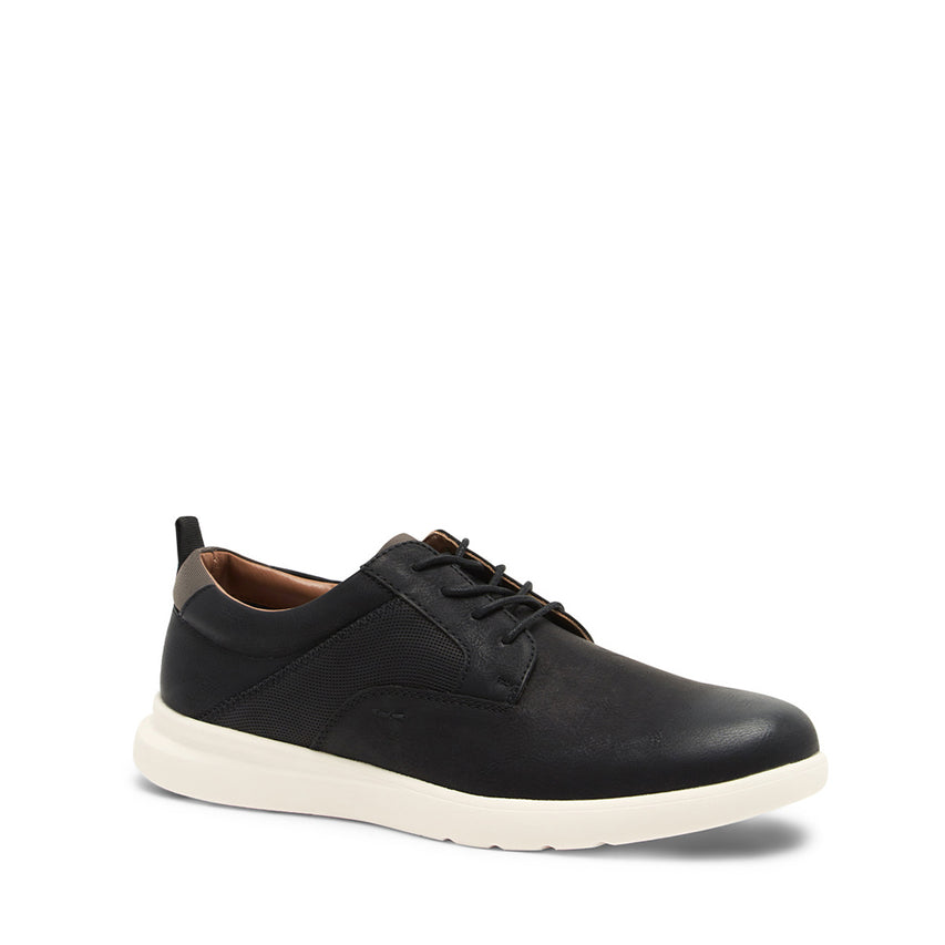 Steve Madden MAURICE Black Nubuck Men's Sneaker Front Side - view 2