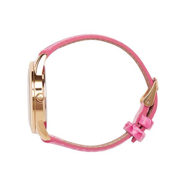 STEVE MADDEN ELEGANT EMBOSSED WATCH PINK ALL PRODUCTS