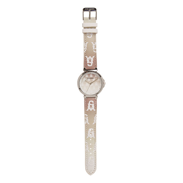 STEVE MADDEN STACKED LOGO WATCH BLUSH ALL PRODUCTS